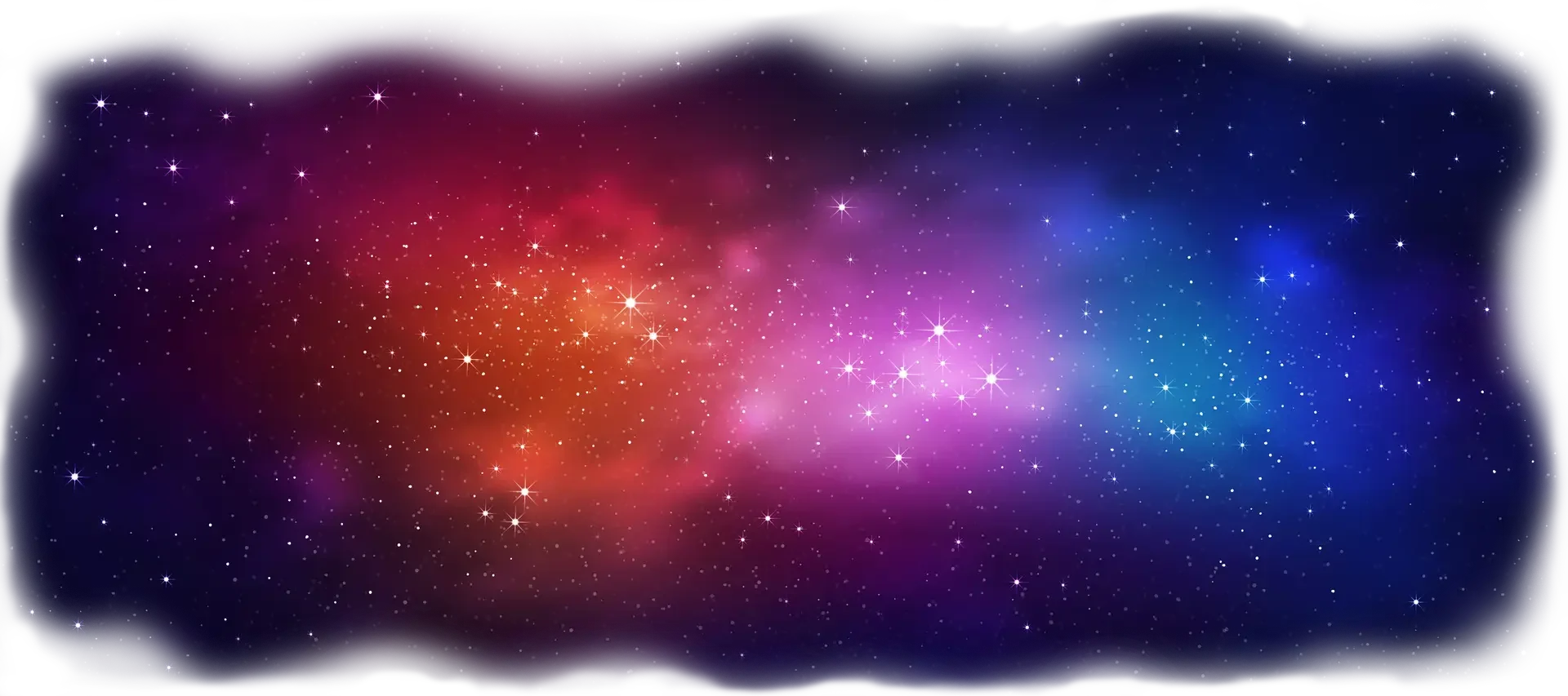 Rocket on blue stars background