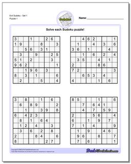 SudokuEvil Worksheet