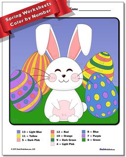 Addition Color By Number