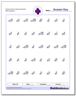 Division Worksheets