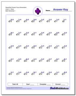 Division Worksheets