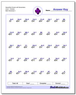 Division Worksheets