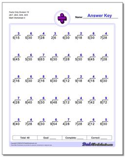 Division Worksheets