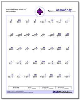 Division Worksheets