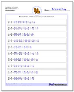 Fraction Subtraction