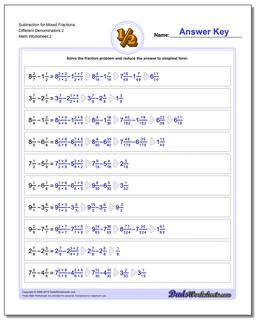Fraction Subtraction