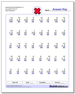 Multiplication Worksheets