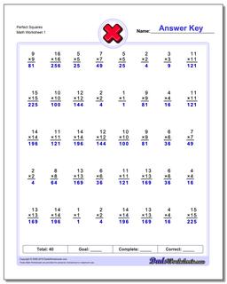 Special Series Multiplication Worksheet