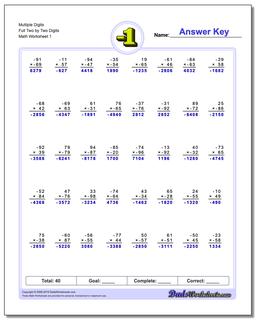 Negative Numbers