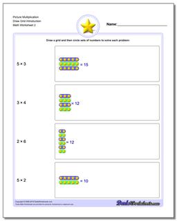 Picture Math Multiplication