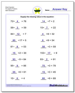 Pre-Algebra
