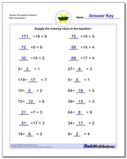 Pre-Algebra