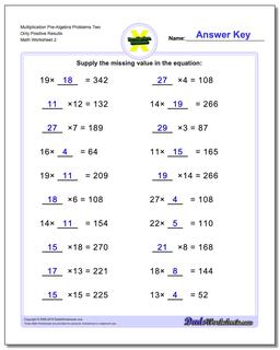 Pre-Algebra
