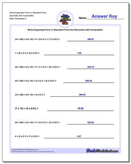 Standard, Expanded and Word Form