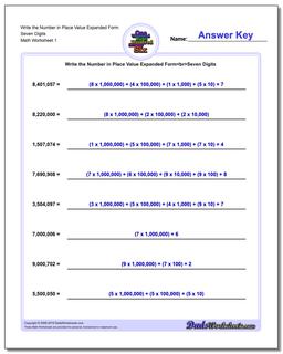 Standard, Expanded and Word Form