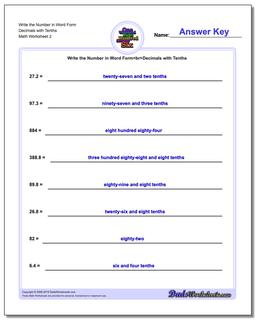 Standard, Expanded and Word Form
