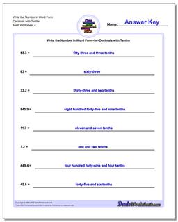 Standard, Expanded and Word Form
