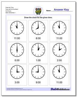 Telling Analog Time