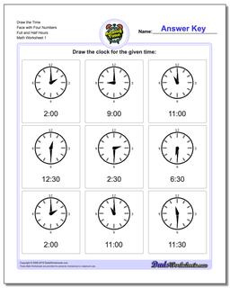 Telling Analog Time