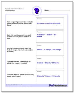 Word Problems